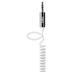 Belkin Coiled AUX Cable White