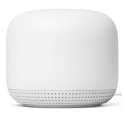 Google Nest Wi-Fi Point & Smart Speaker Snow