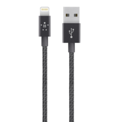 Belkin Mixit Metallic Lightning To USB Charging Cable Black