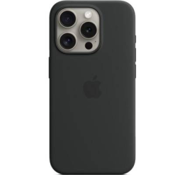 Apple Official Silicone Case with MagSafe Black for Iphone 15 Pro Max