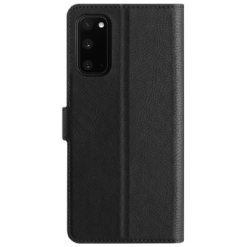 XQISIT Slim Wallet Selection Case Black for Galaxy S20 Fe