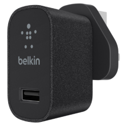 Belkin Mixit Universal Home 12W USB Charging Plug Black