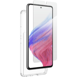 ZAGG Defence Protective Case and Glass Screen Protector Bundle Clear for Galaxy A03
