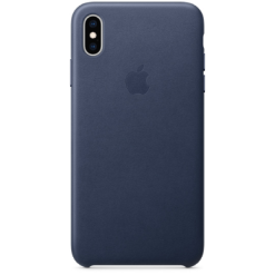 Apple Leather Case Midnight Blue for Iphone Xs Max