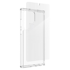 ZAGG Defence Protective Case and Glass Screen Protector Bundle Clear for Galaxy S23 Ultra