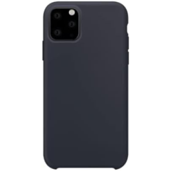XQISIT Silicone Soft Touch Protection Case Midnight Blue for Iphone 11 Pro Max