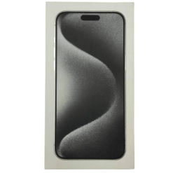 Apple iPhone 15 Pro Max Empty Box - Great for Gifts White Titanium