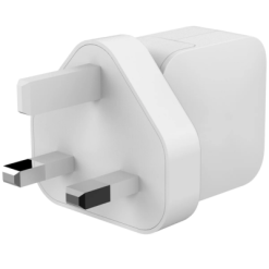 XQISIT 2.4A Single USB-A Mains Charger White
