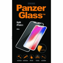 Panzerglass Super+ Tempered Glass Curved Screen Protector White for Iphone X