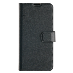 XQISIT Slim Wallet Selection Case Black for Galaxy A20e