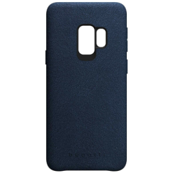 Bugatti Porto Ultra Suede Snap Case Midnight Blue for Galaxy S9