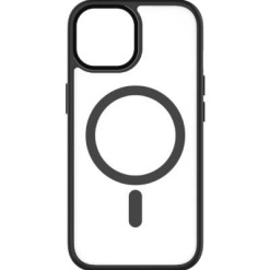 QDOS Hybrid Soft + Snap MagSafe Case Midnight for Iphone 15