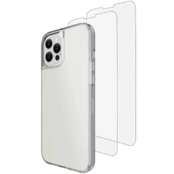 Skech Mega Value Bundle includes Phone Case & 2 Screen Protectors Clear for Iphone 15 Pro