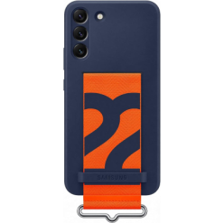 Samsung Official Silicone Case with Strap Navy for Galaxy S22 Plus
