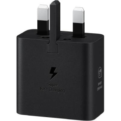 Samsung Fast Charging 45W Plug with USB-C to USB-C Cable Black