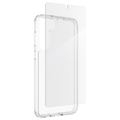 ZAGG Defence Protective Case and Glass Screen Protector Bundle Clear for Galaxy S23 Plus
