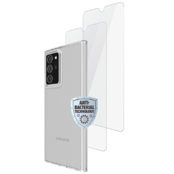 Skech Mega Value Bundle includes Phone Case & 2 Screen Protectors Clear for Galaxy Note 20 Ultra