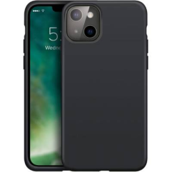 XQISIT Silicone Case Black for Iphone 13 Mini