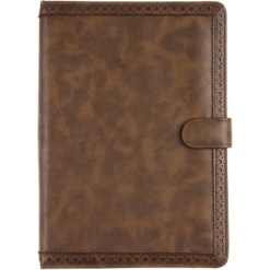 Trendz Brogue Folio Tablet Case Brown for 7"