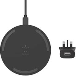 Belkin Wireless Charging Pad With Power Supply Black