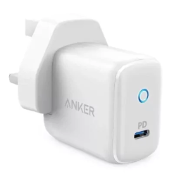 Anker PowerPort 18W USB-C Plug - Offers Fast and Efficient Charging White