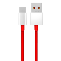 OnePlus Official USB to USB-C Supervooc Charging Cable - Ideal As A Spare! Red