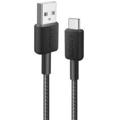 Anker Braided 15W USB-A to USB-C Cable Black