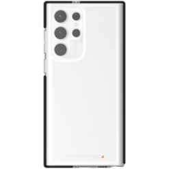 GEAR4 Santa Cruz D30 Case Black & Clear for Galaxy S22 Ultra