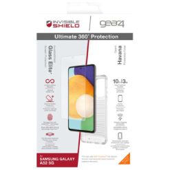 GEAR4 Havana Case and InvisibleShield Screen Protector Bundle Clear for Galaxy A52 5g