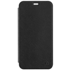 XQISIT Flap Cover Case Black for Iphone Xs Max